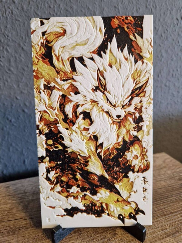 3D Hueforge Kunstbild: Anime