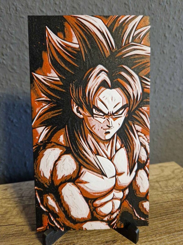 3D Hueforge Kunstbild: Anime