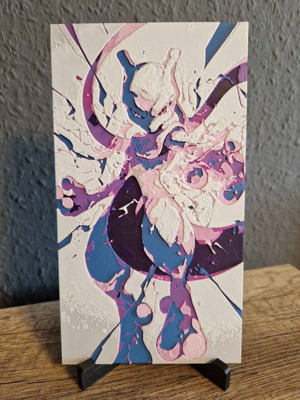 3D Hueforge Kunstbild: Anime
