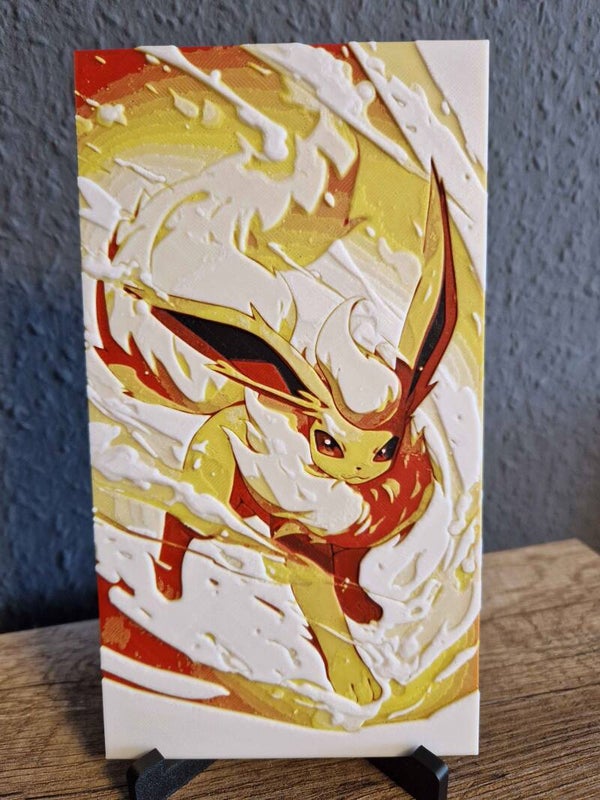 3D Hueforge Kunstbild: Anime