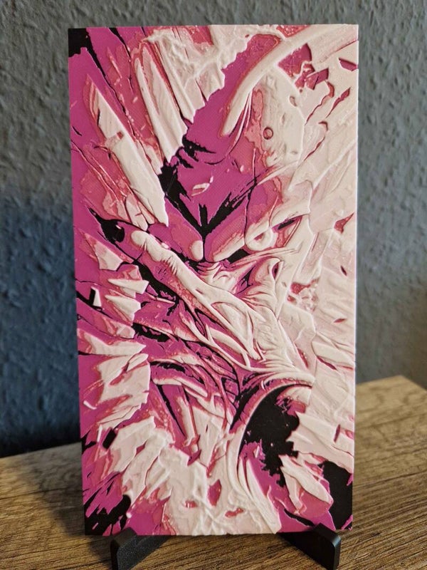 3D Hueforge Kunstbild: Anime