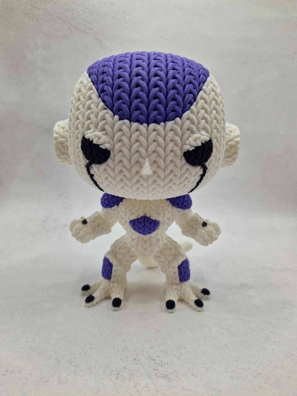 3D gedruckte Figur in Häkel Optik