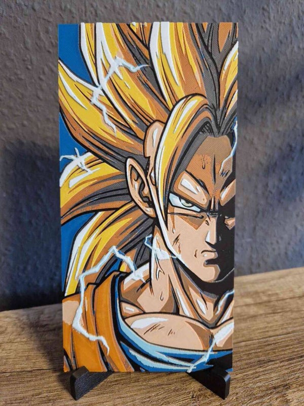 3D Hueforge Kunstbild: Anime