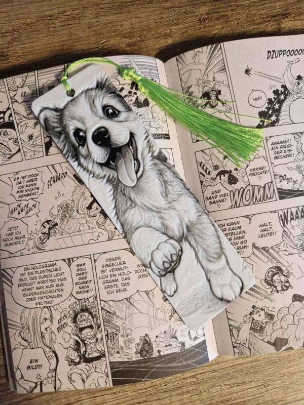 3D Hueforge Lesezeichen