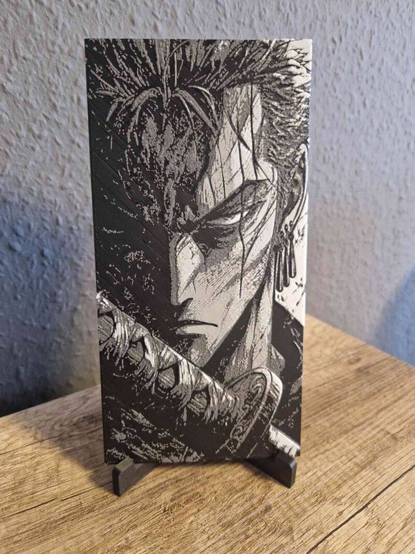 3D Hueforge Kunstbild: Anime