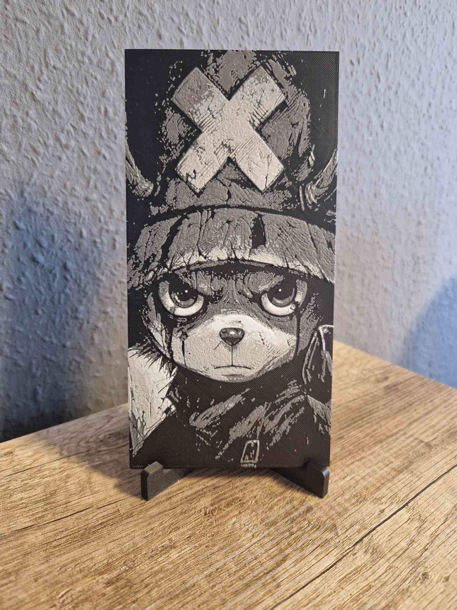 3D Hueforge Kunstbild: Anime