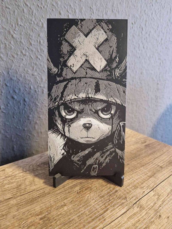 3D Hueforge Kunstbild: Anime