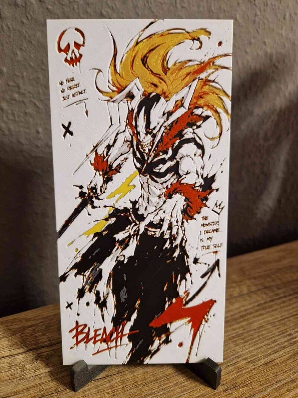 3D Hueforge Kunstbild: Anime