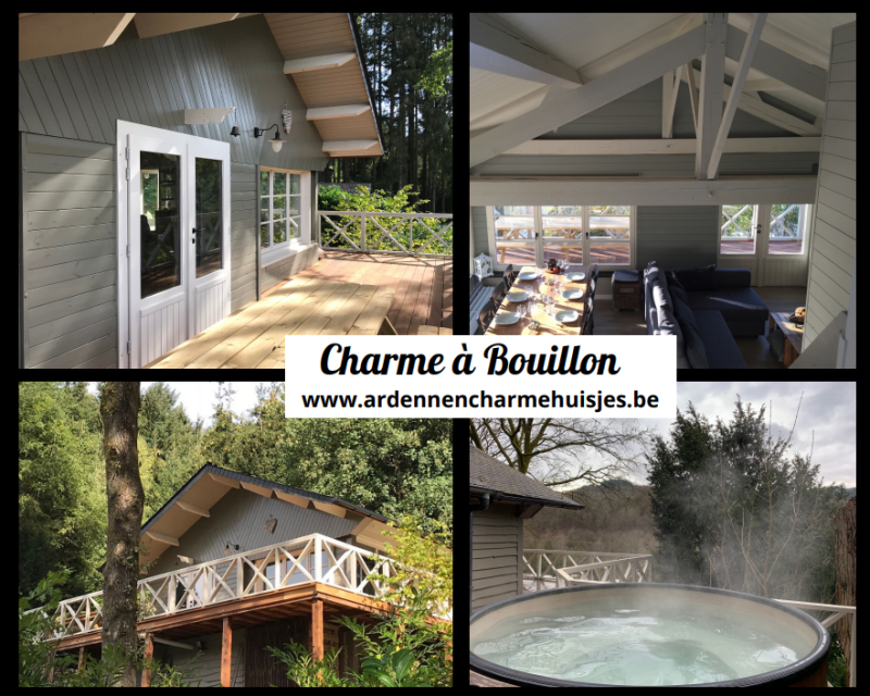 charme à Bouillon vakantiewoning met sauna en jacuzzi in Poupehan