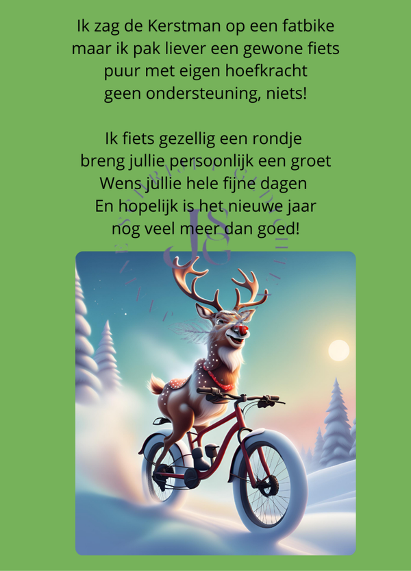 Grappige kerstkaart