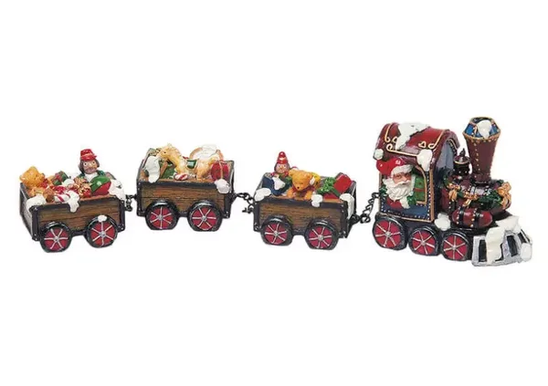 Kersttrein van poly, 30 cm