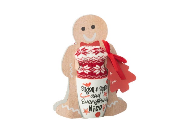 Tas+Kousen Giftbox Keramiek Rood