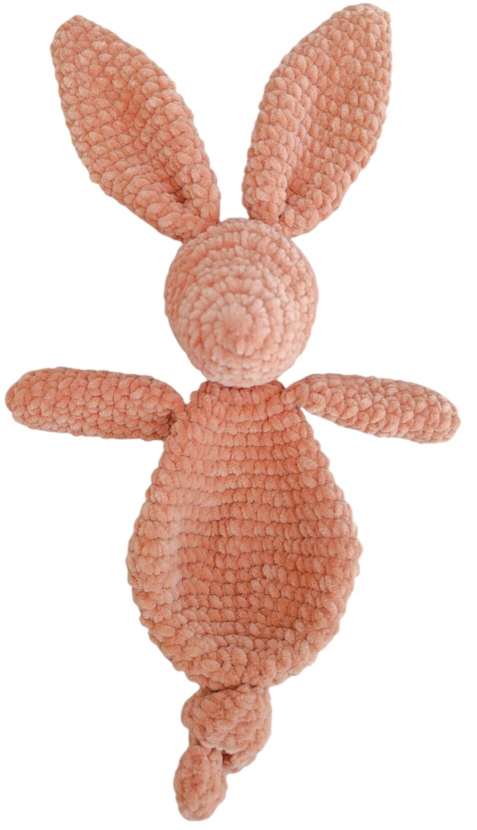 Gehaakte knuffel: konijn - oranje