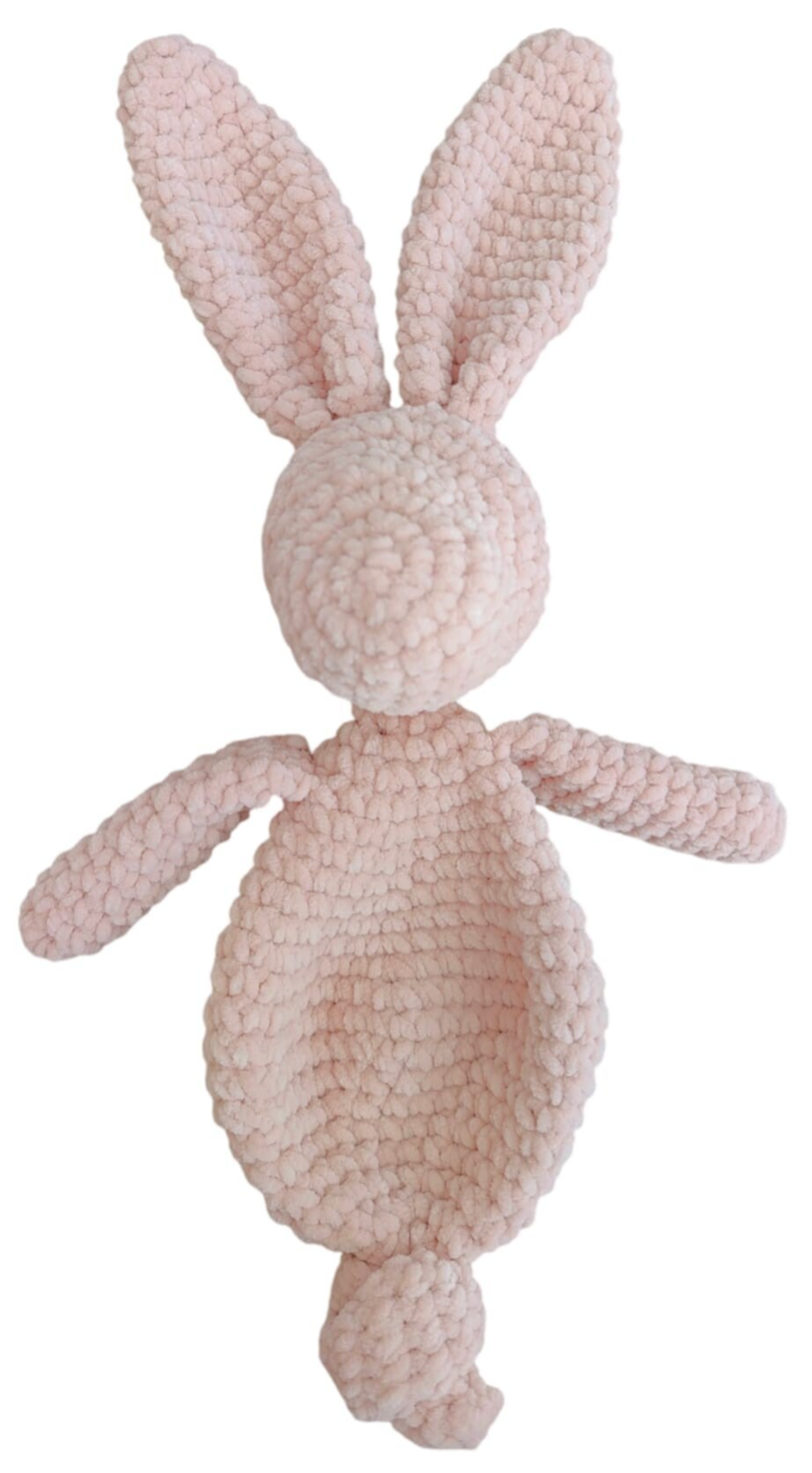 Gehaakte knuffel: konijn - licht roze