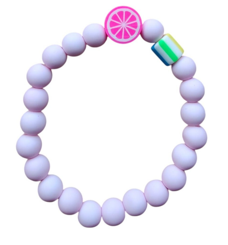 Kinderarmband licht roze 3 - 6 jaar