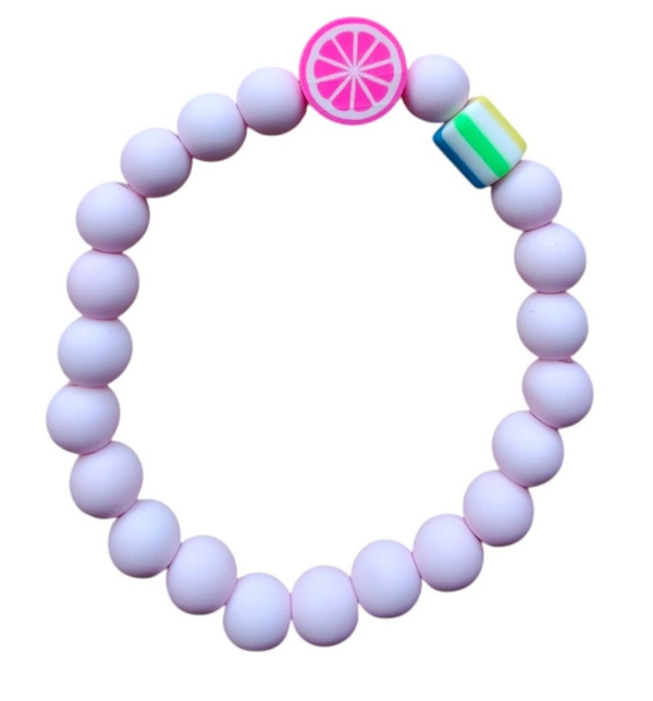 Kinderarmband licht roze 3 - 6 jaar