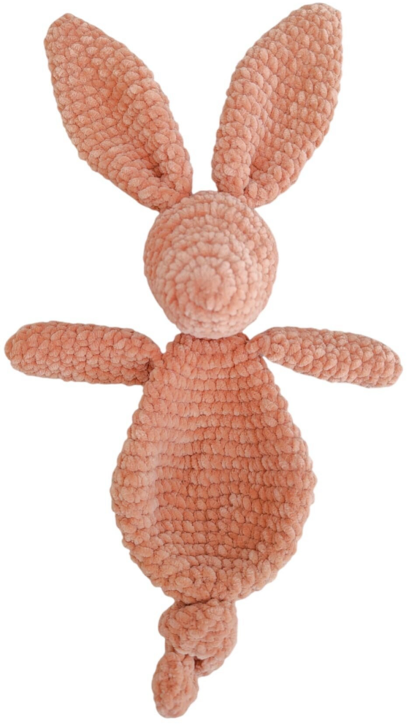 Gehaakte knuffel: konijn - oranje