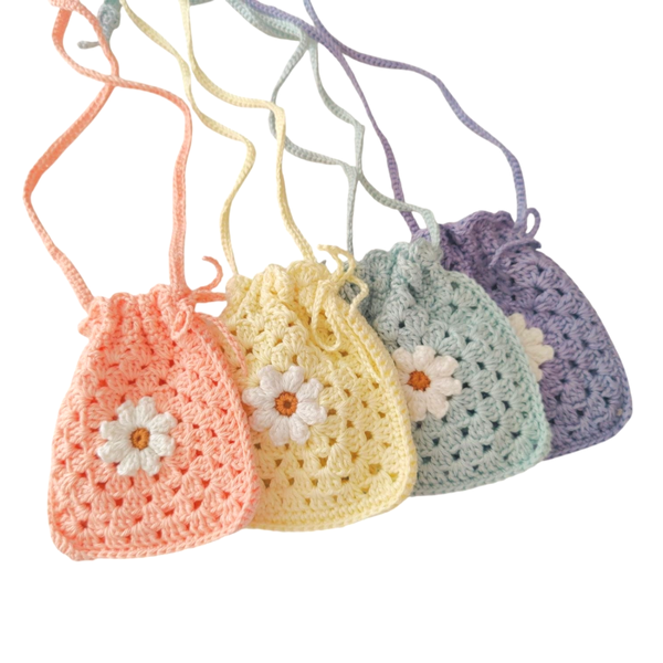 Schoudertasje bloem - zelf samenstellen