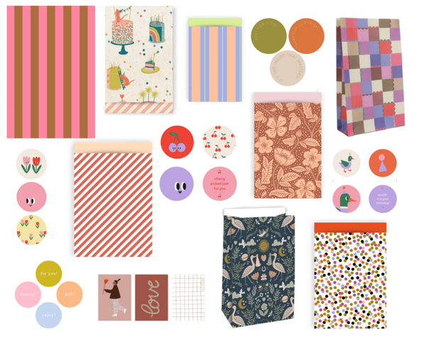 Pakket inpak materialen - 60 stuks