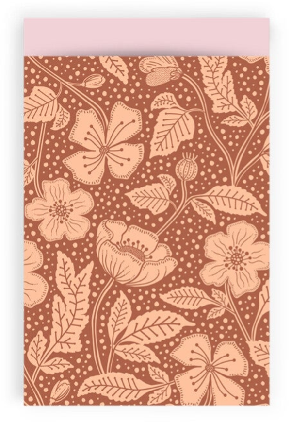 Cadeauzakje bloem - maat M - 5 stuks