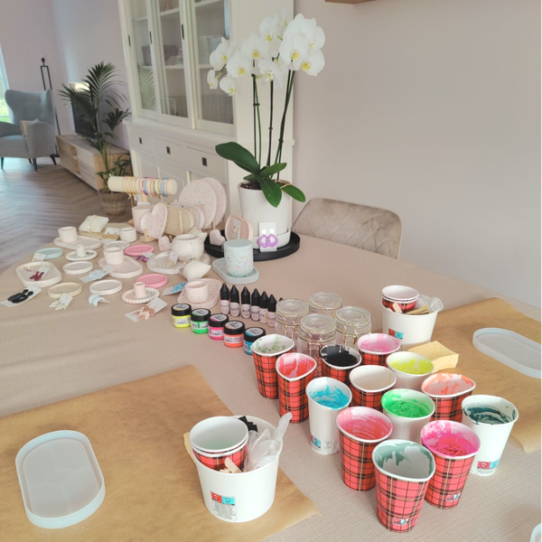 Privé workshop jesmonite - 6 personen