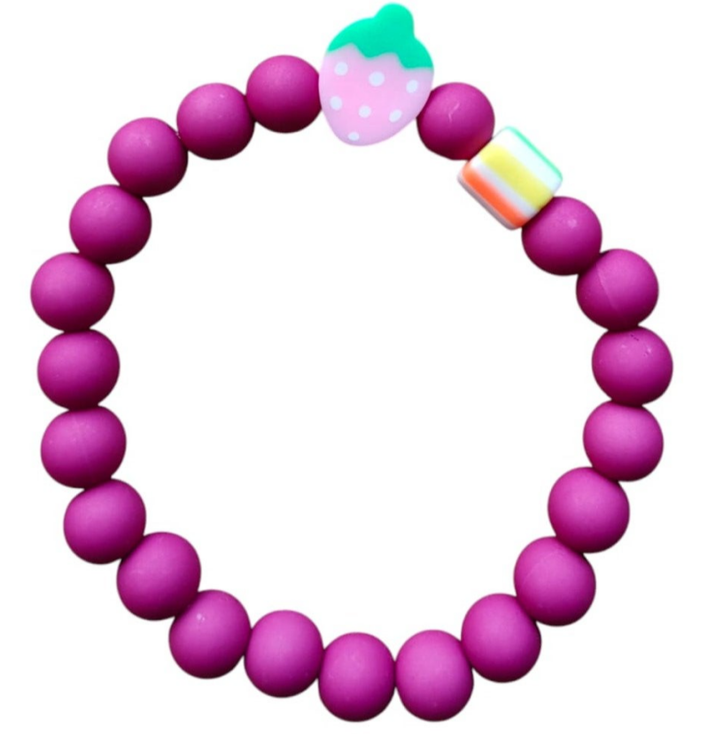 Kinderarmband paars 3 - 6 jaar