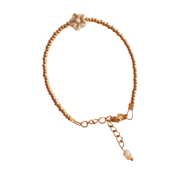 Kinderarmbandje bloem