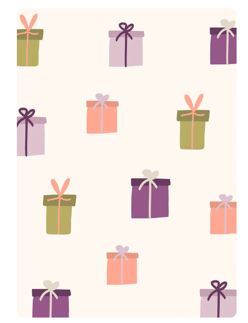 Wenskaart cadeautjes