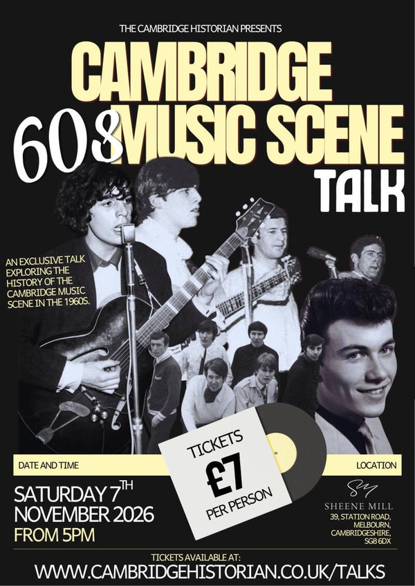 Cambridge 60s Music Scene Talk