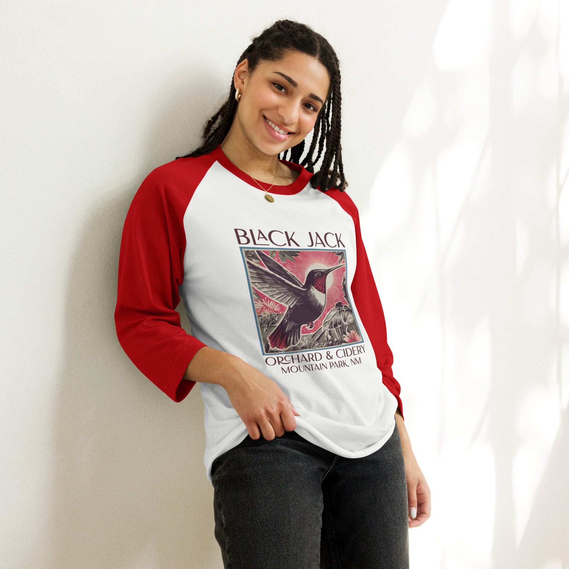 Black Jack Orchard T-Shirt, Black Jack Orchard & Cidery T-shirt, Ruby Throat, cider