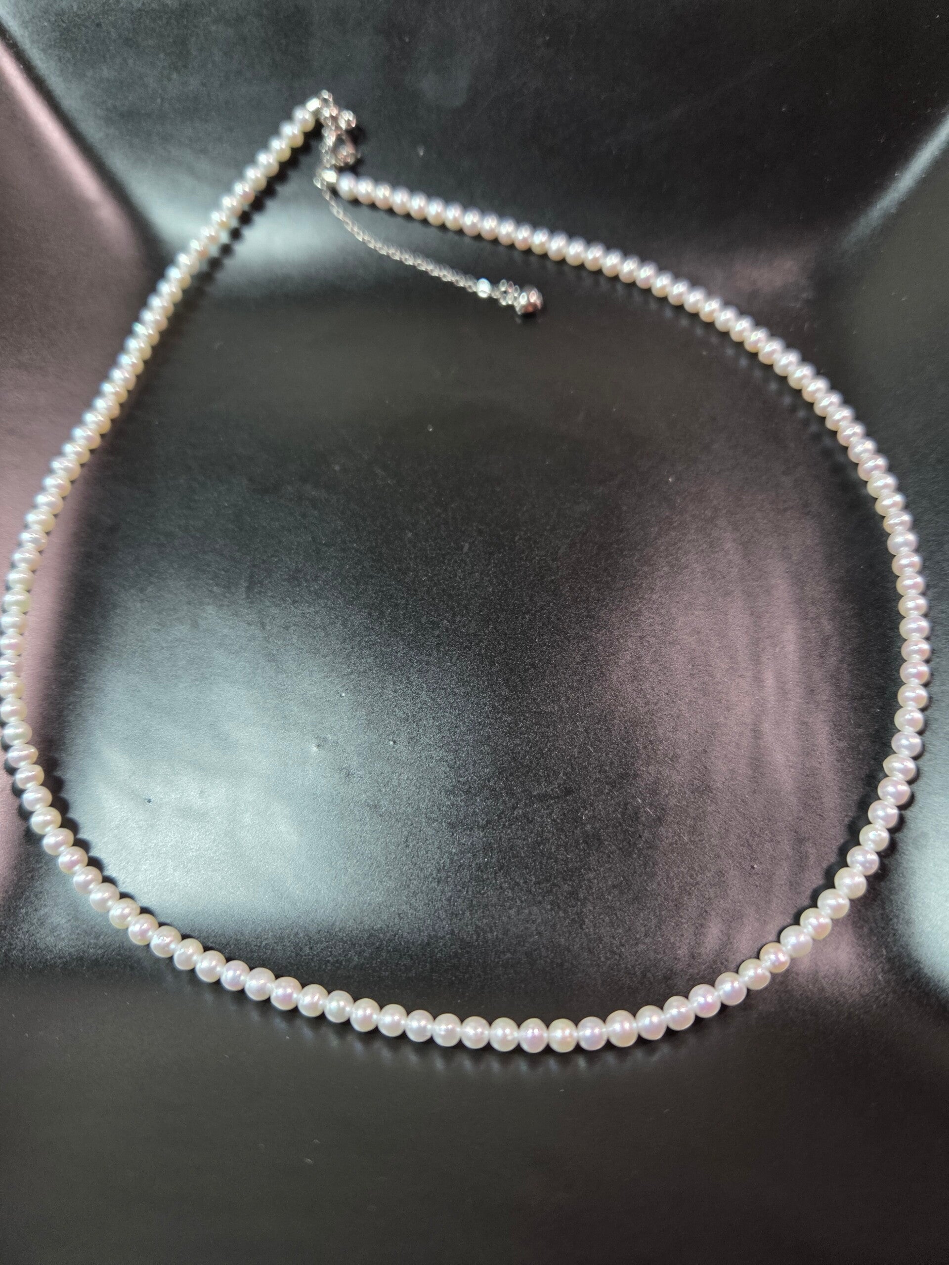 Baby White Natural Pearl  Necklace