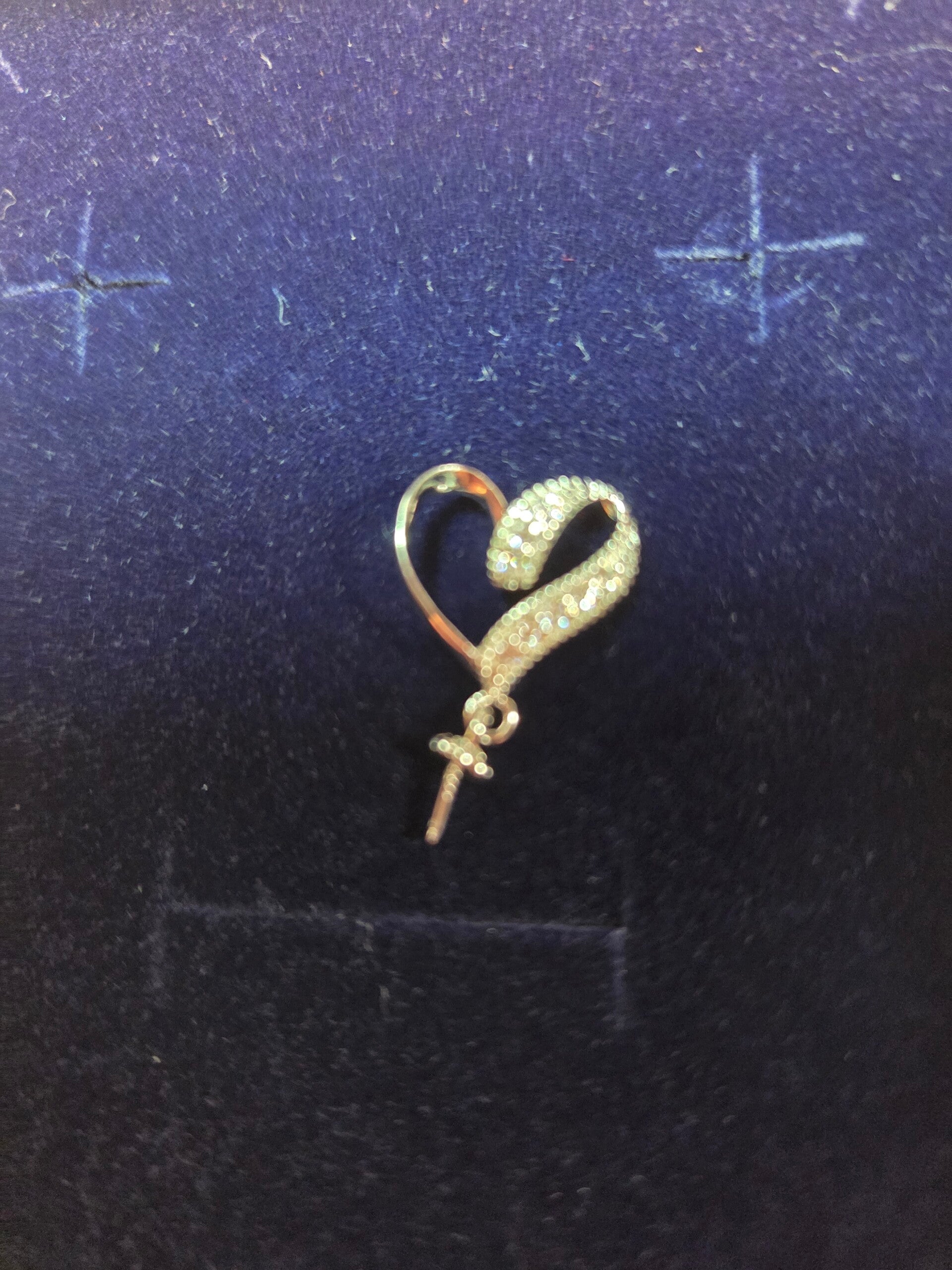 Sterling Silver "Stacie" Heart Pendant and 18" Chain