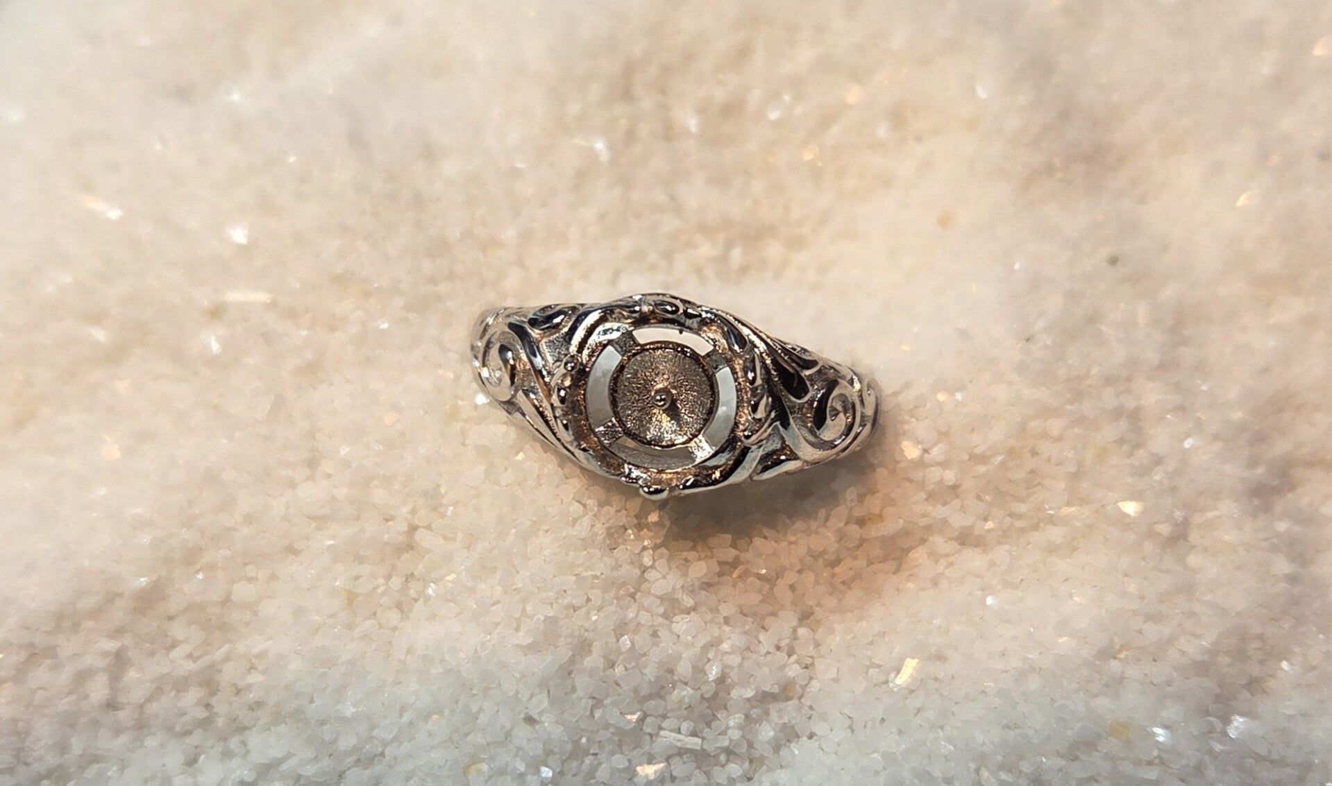 Sterling Silver Adjustable Ring