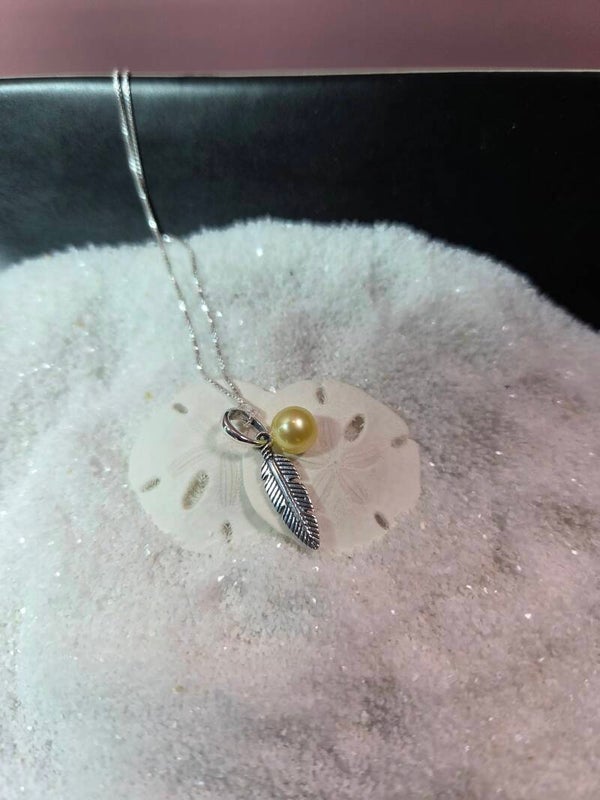 Sterling Silver Feather Necklace