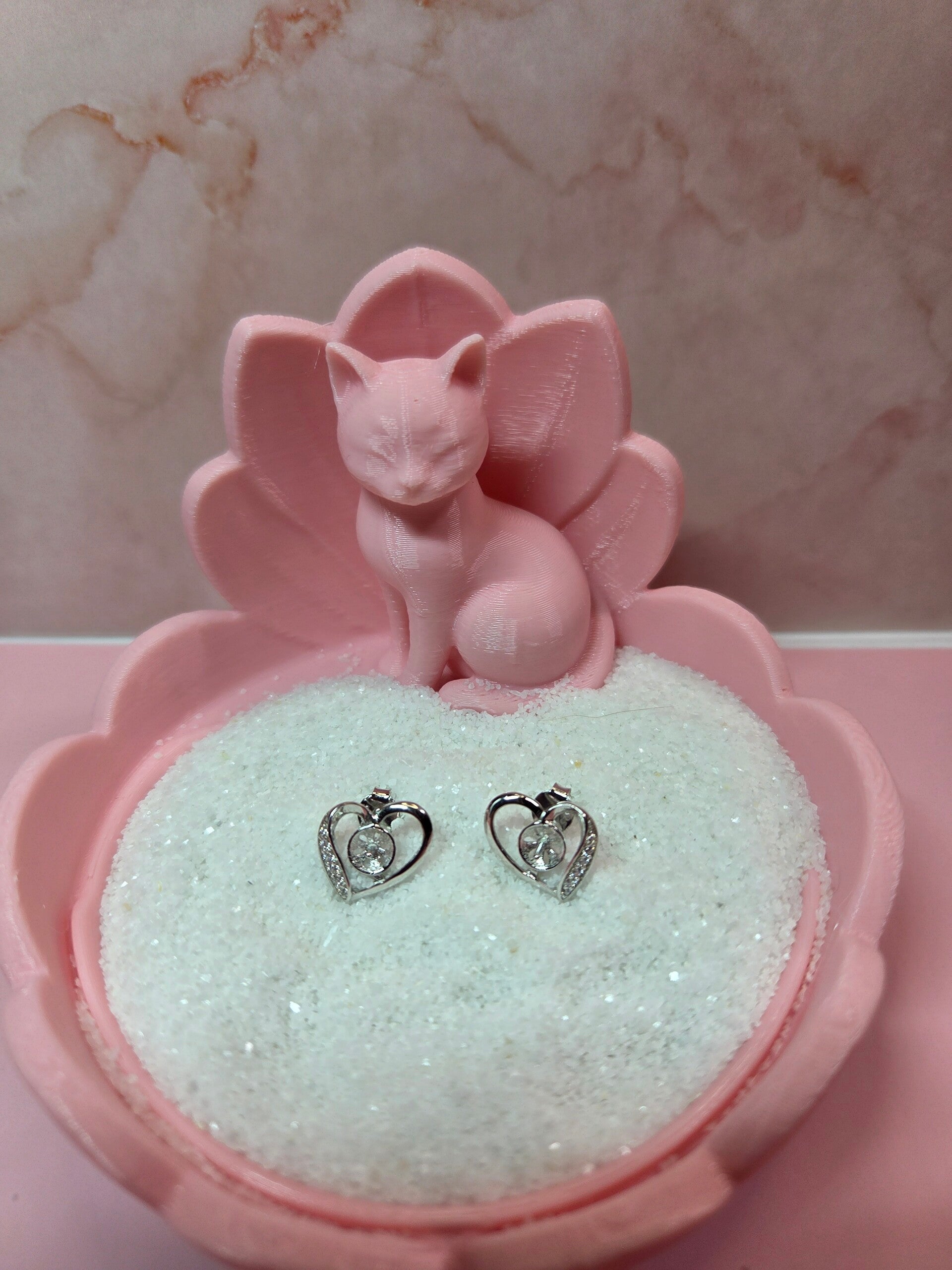 Sterling Silver Heart Earrings