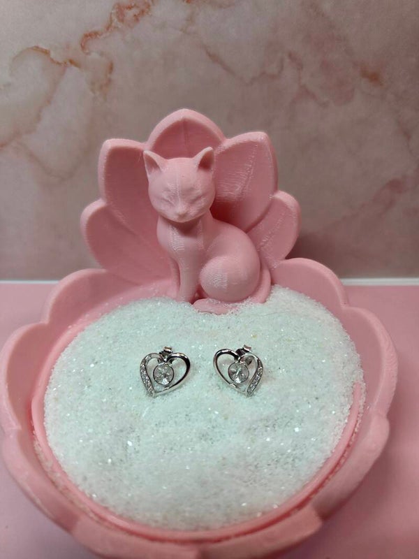 Sterling Silver Heart Earrings