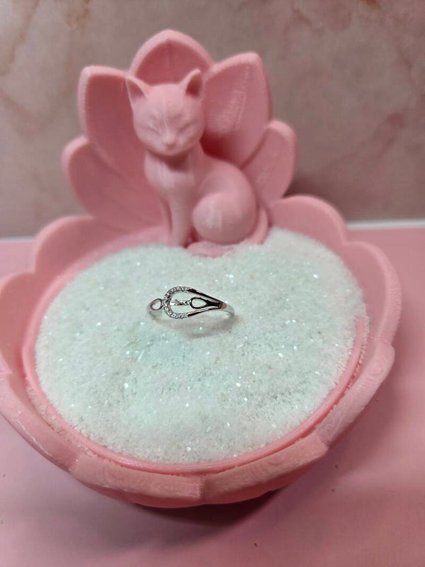Sterling Silver "Ava" Ring with CZ