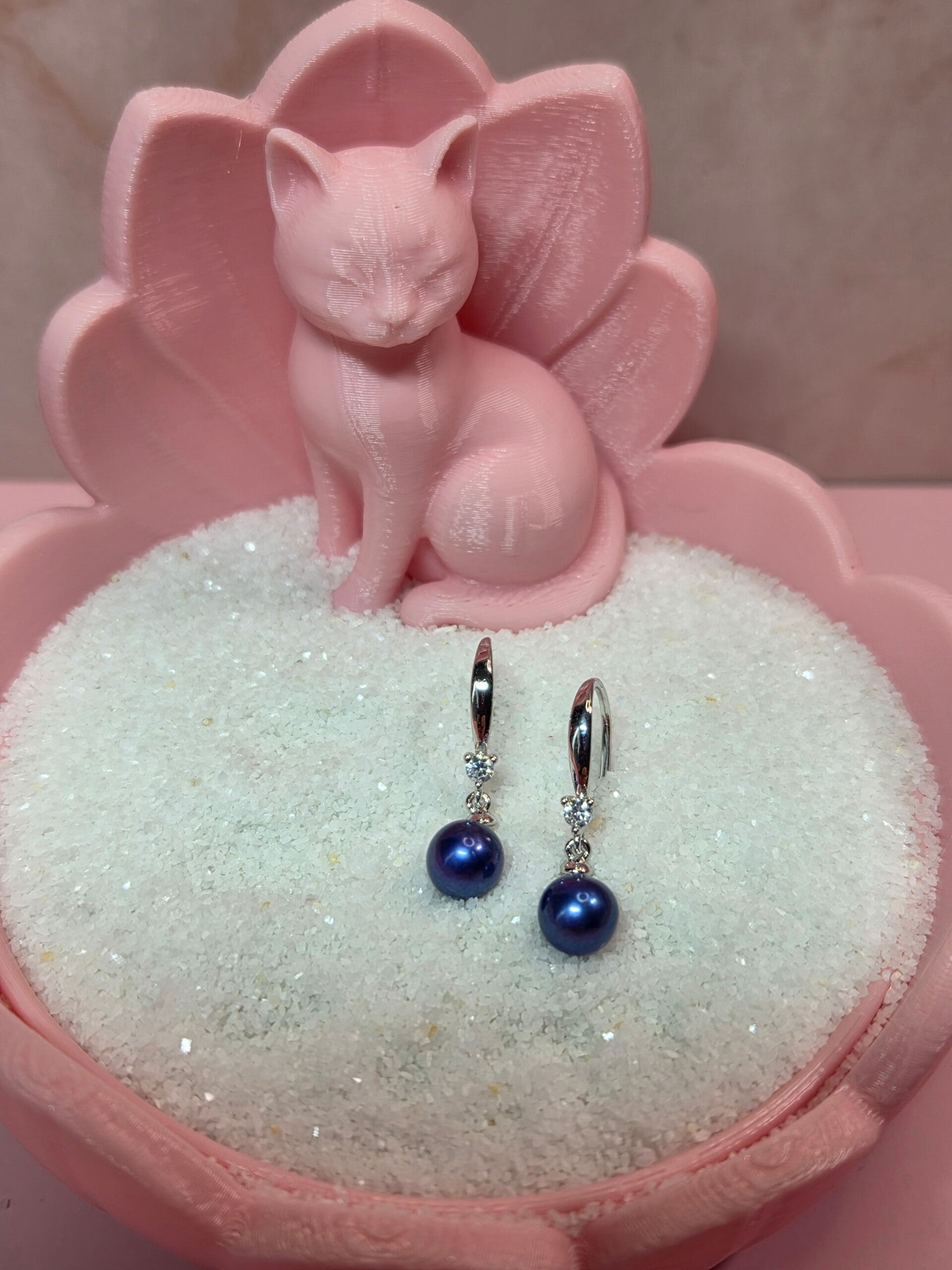 Sterling Silver "Michele" Sparkle Earrings