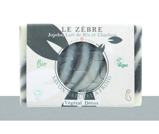 Savon Le Zèbre, Jojoba Charbon - Bio par Terater
