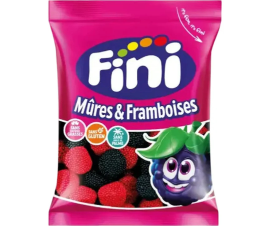 Bonbon Halal Fini - Mûres et Framboises 90g