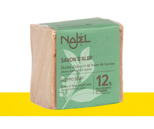 Savon d'Alep huiles d'olive et de baies de laurier Najel 200g