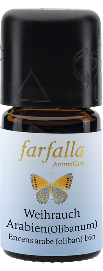 Huile éthérée encens arabia oliban bio 5ml Farfalla