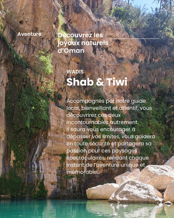 Entre oasis et canyons, Wadi Tiwi et Wadi Shab