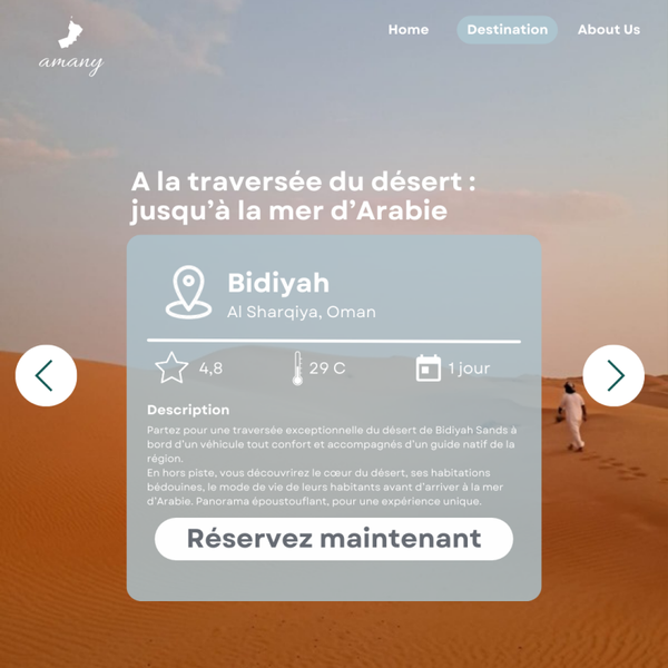 A la traversée du desert