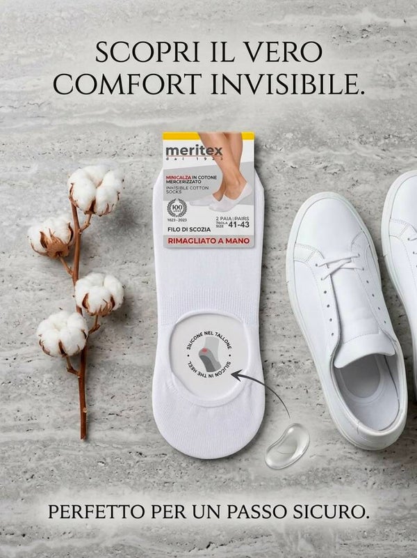 Minicalza Meritex Filo di Scozia 2 Paia