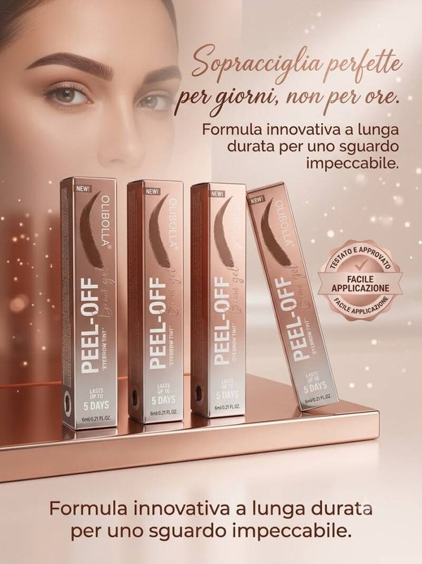 Peel-Off Olibolla Tinta per Sopracciglia Waterproof