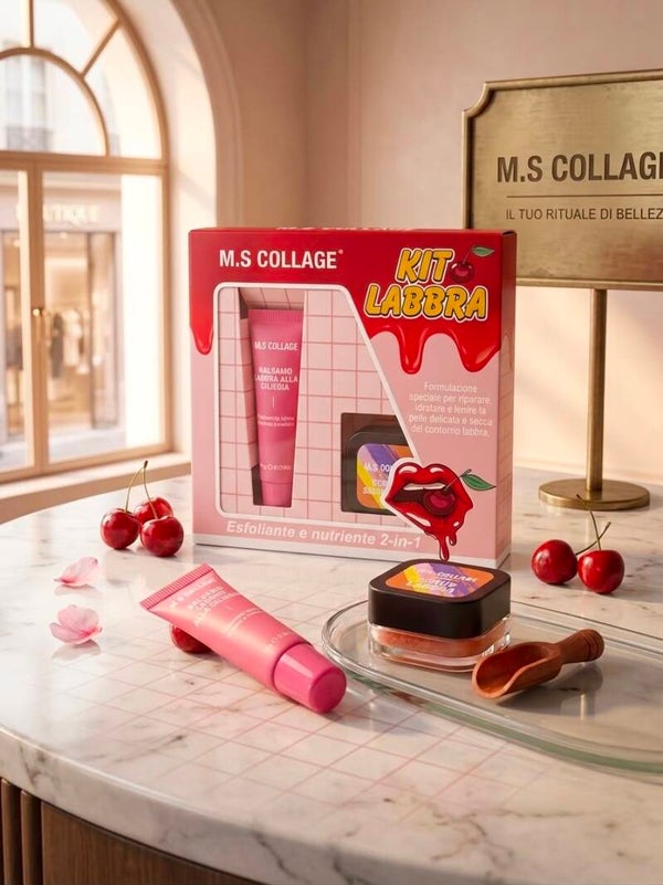 M.S Collage Kit Labbra Cherry 2 in 1