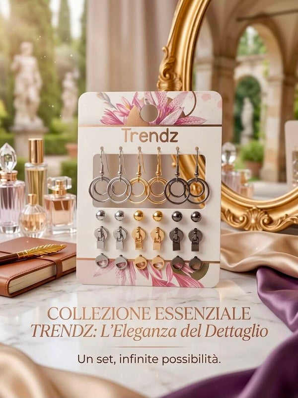 Set Orecchini Trendz Collezione Essenziale