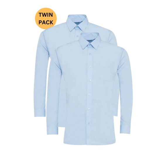 Twin Pack Girls Long Sleeve Blouse – Stylish & Sustainable