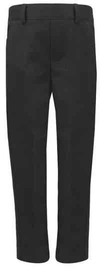 Junior Boy Slim Fit Trouser- Charcoal